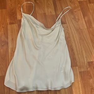 Aritzia satin tank top